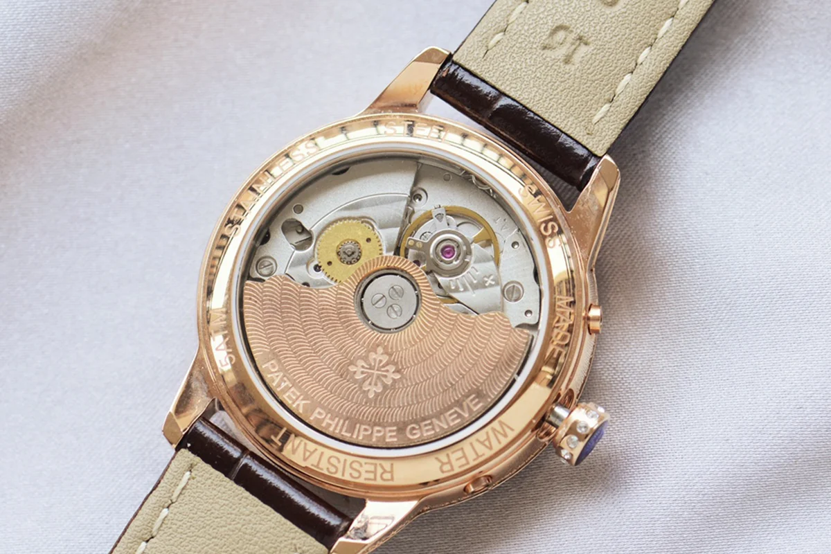 Grand Complications Ladies First Perpetual Calendar with Diamond Bezel in Rose Gold on Leather Strap