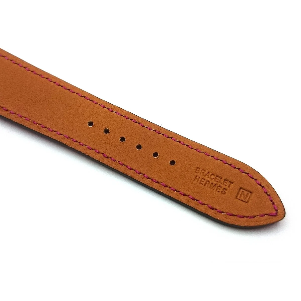 Heure H Rose Gold on Pink Fjord Leather Strap