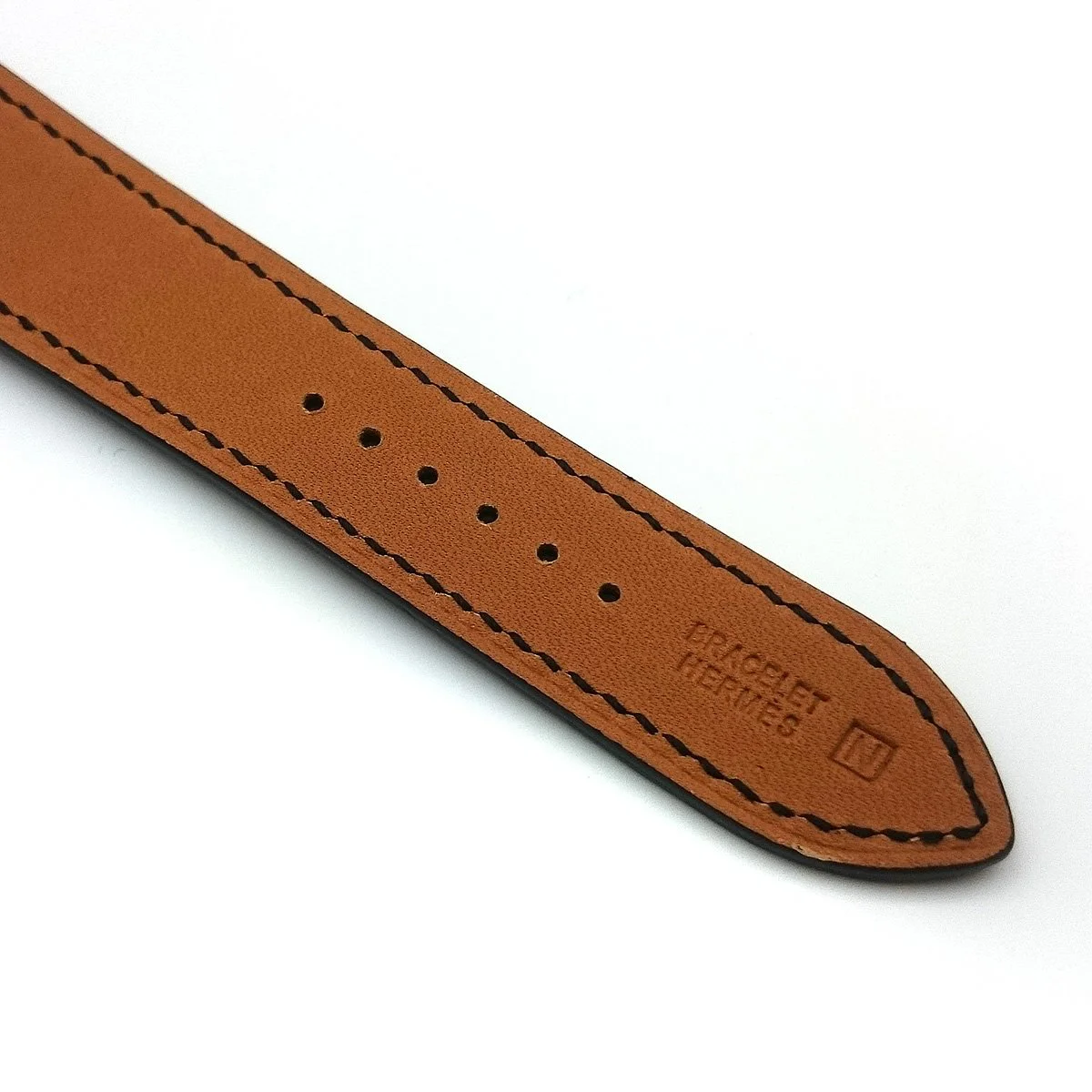 Heure H Rose Gold with Diamond Bezel and Markers on Black Epsom Leather Strap