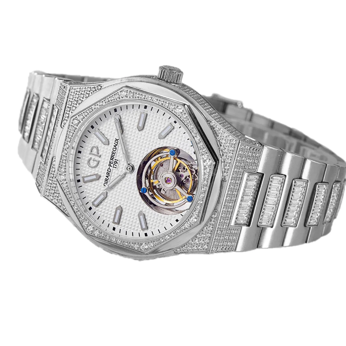 Laureato Tourbillon White Dial in Titanium