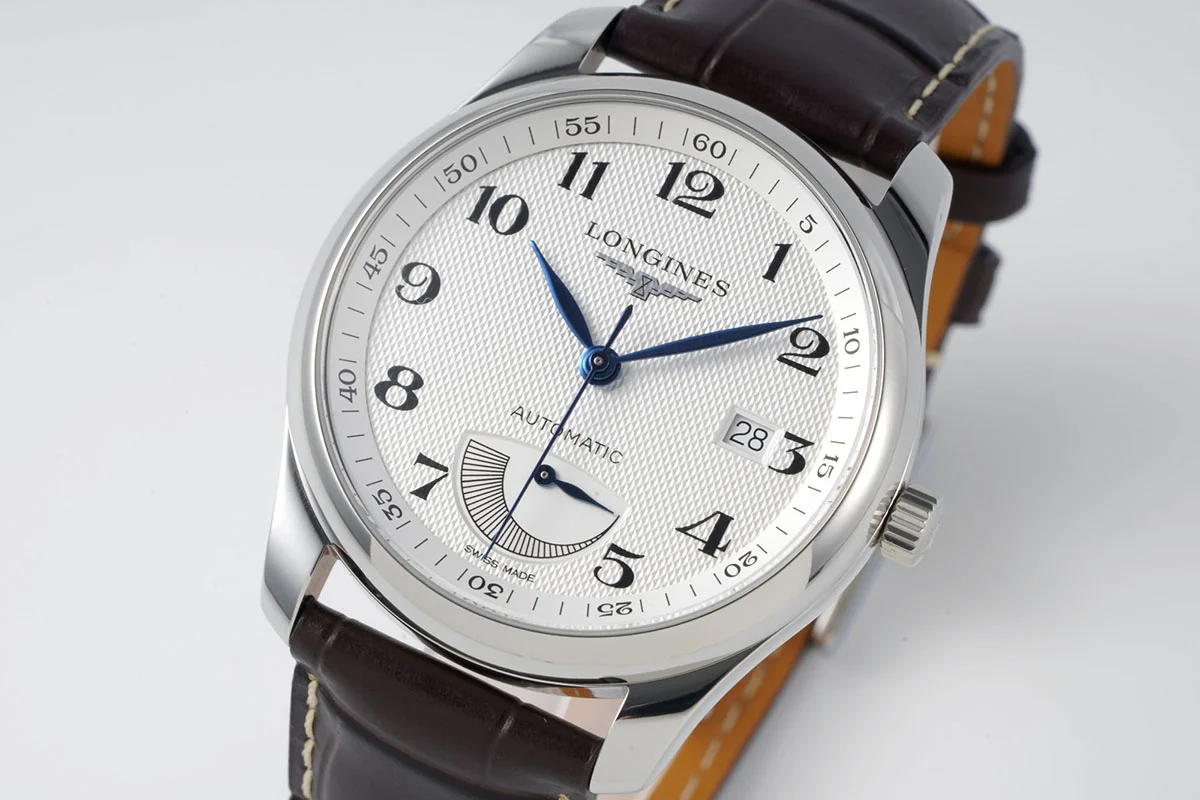 Master Collection White Dial in Steel Ref. L2.908.4.78.3