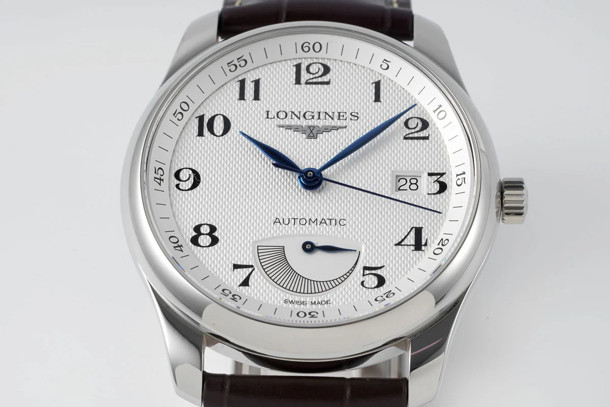 Master Collection White Dial in Steel Ref. L2.908.4.78.3