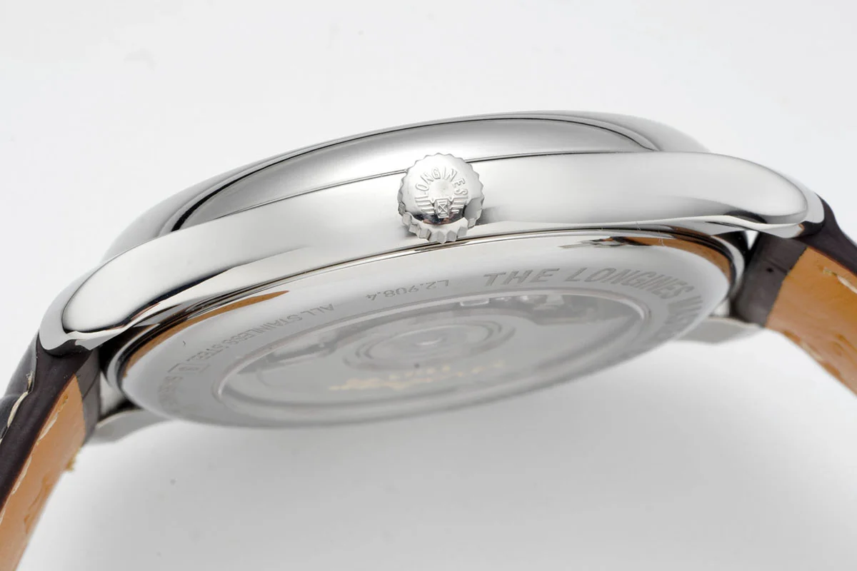 Master Collection White Dial in Steel Ref. L2.908.4.78.3