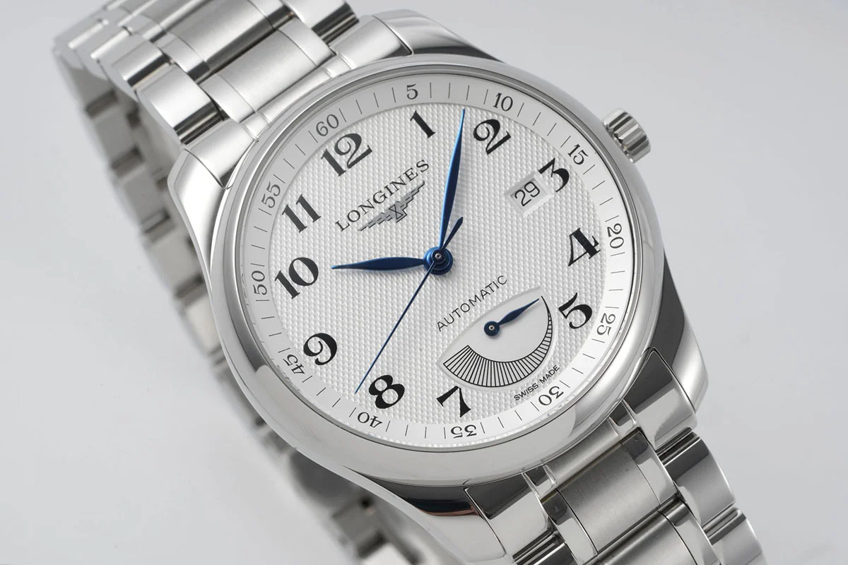 Master Collection White Dial in Steel Ref. L2.908.4.78.6