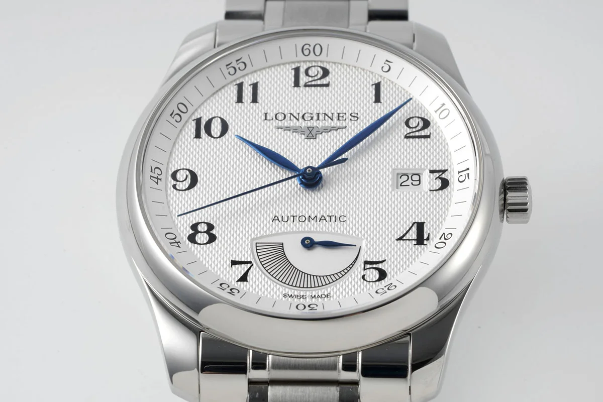 Master Collection White Dial in Steel Ref. L2.908.4.78.6