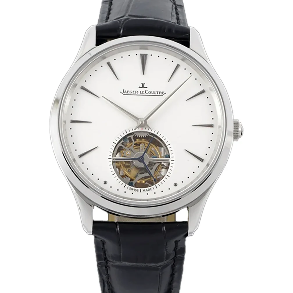 Master Control Tourbillon White Dial in Steel