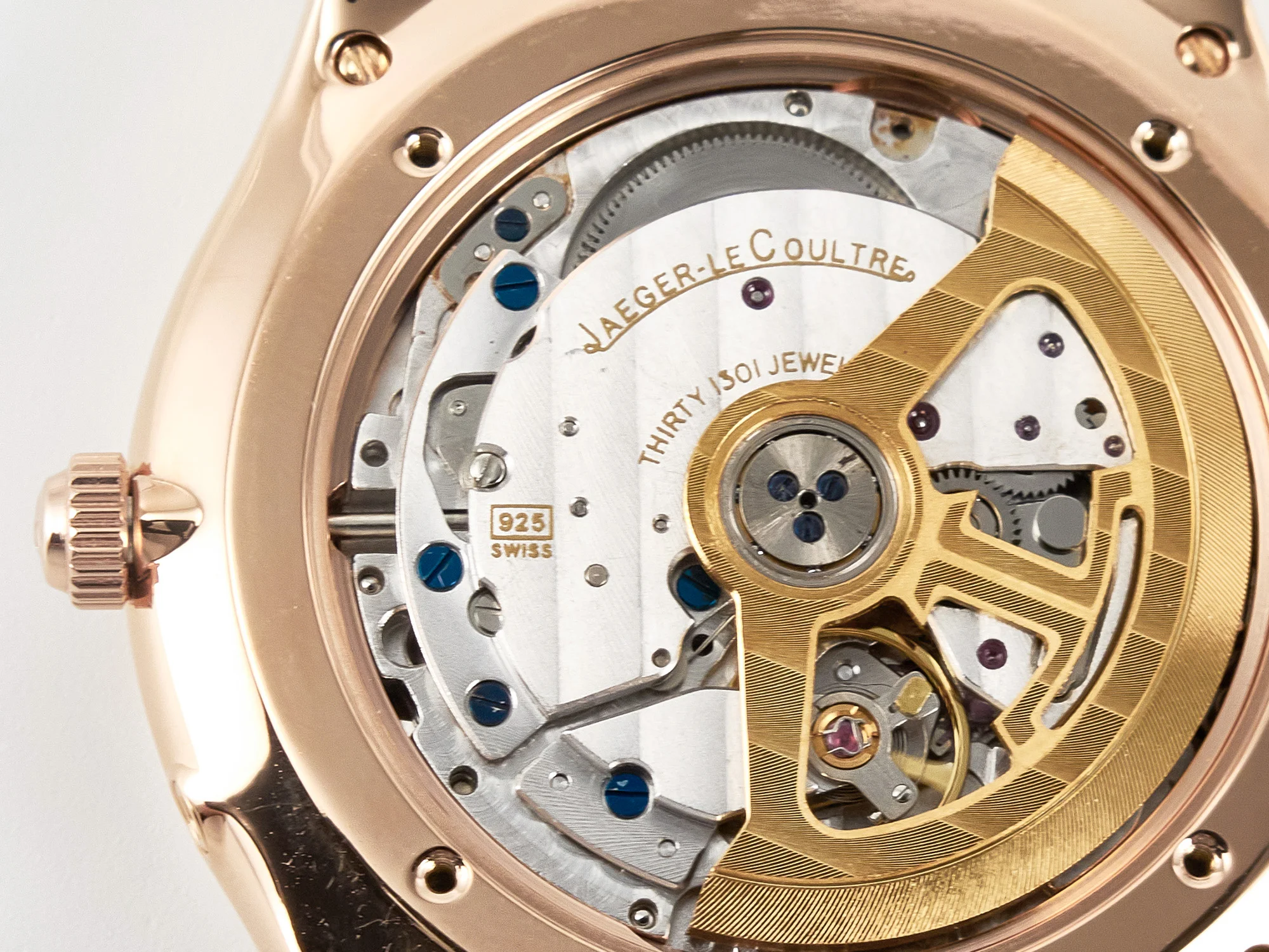 Master Ultra Thin Moon RG Z+F 1:1 Best Edition Blue Dial on Blue Leather Strap SA925 Super Clone