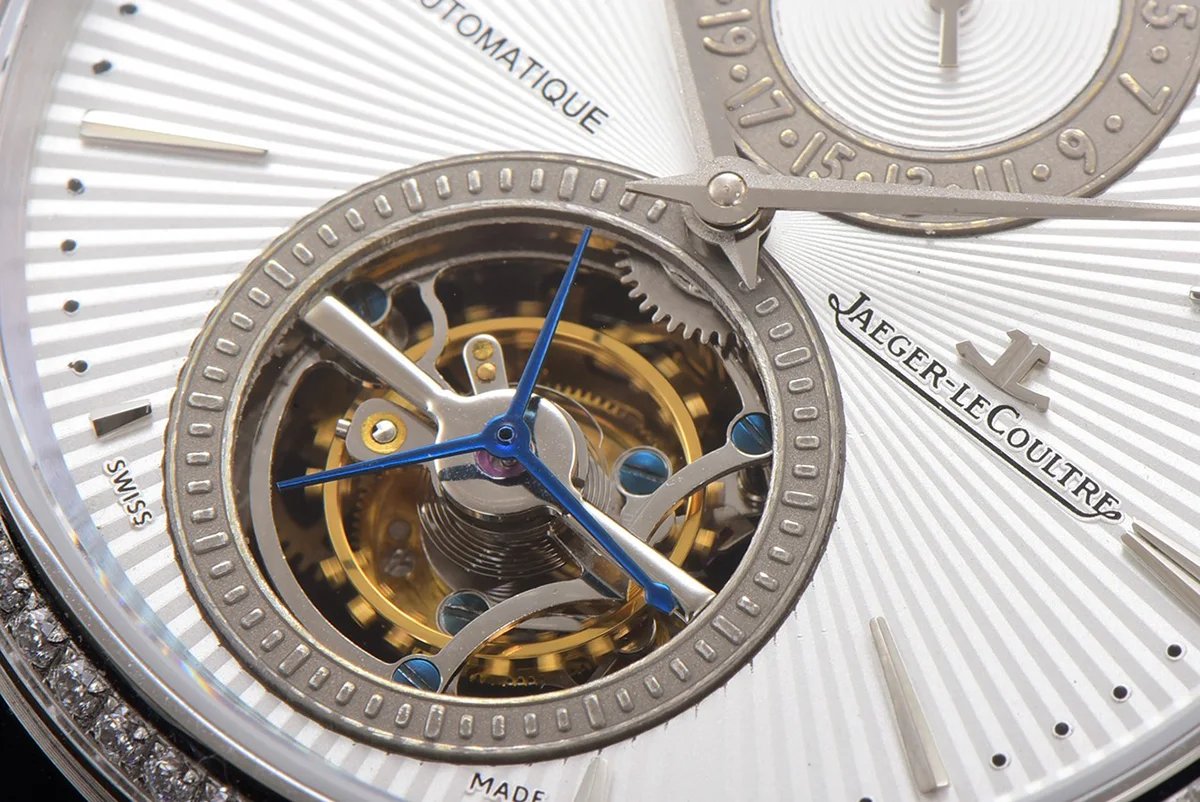 Master Ultra Thin Tourbillon White Dial with Diamond Bezel in White Gold