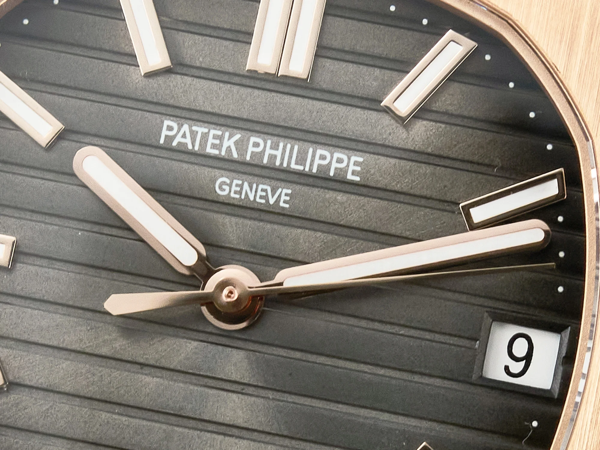 Nautilus 5711/1R RG 3KF 1:1 Best Edition Brown Textured Dial on Brown Leather Strap A324 Super Clone V2
