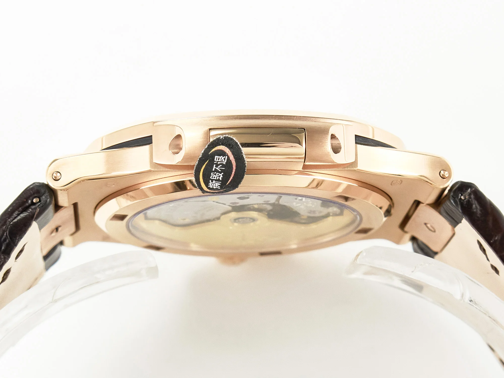 Nautilus 5711/1R RG 3KF 1:1 Best Edition Brown Textured Dial on Brown Leather Strap A324 Super Clone V2
