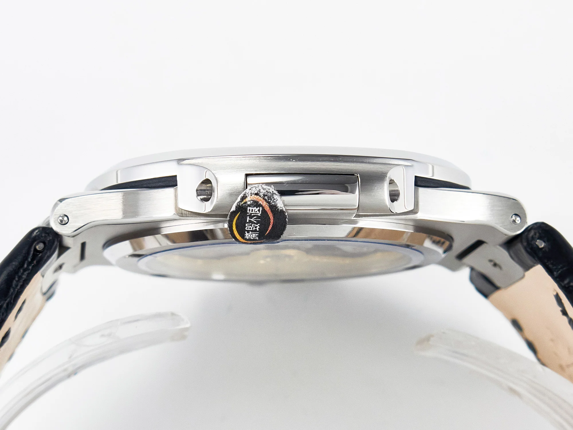 Nautilus 5711 SS 3KF 1:1 Best Edition Gray Textured Dial on Black Leather Strap A324 Super Clone V2