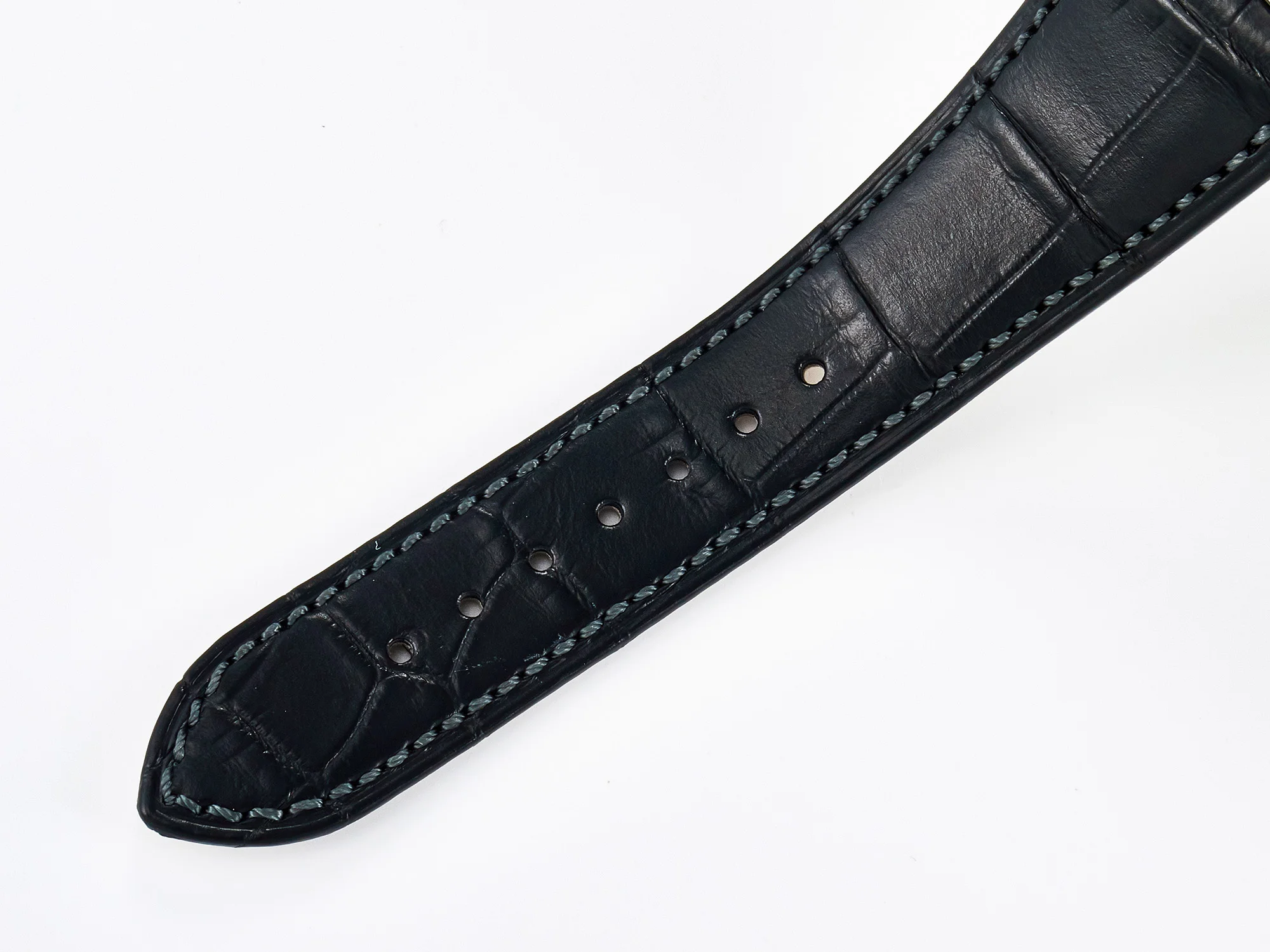 Nautilus 5711 SS 3KF 1:1 Best Edition Gray Textured Dial on Black Leather Strap A324 Super Clone V2