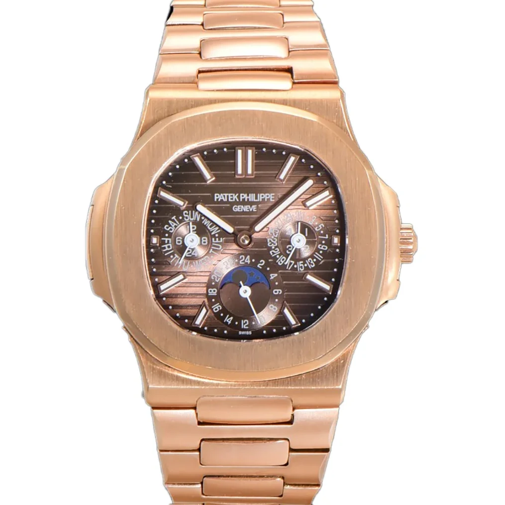 Nautilus 5740 Brown Dial in Rose Gold