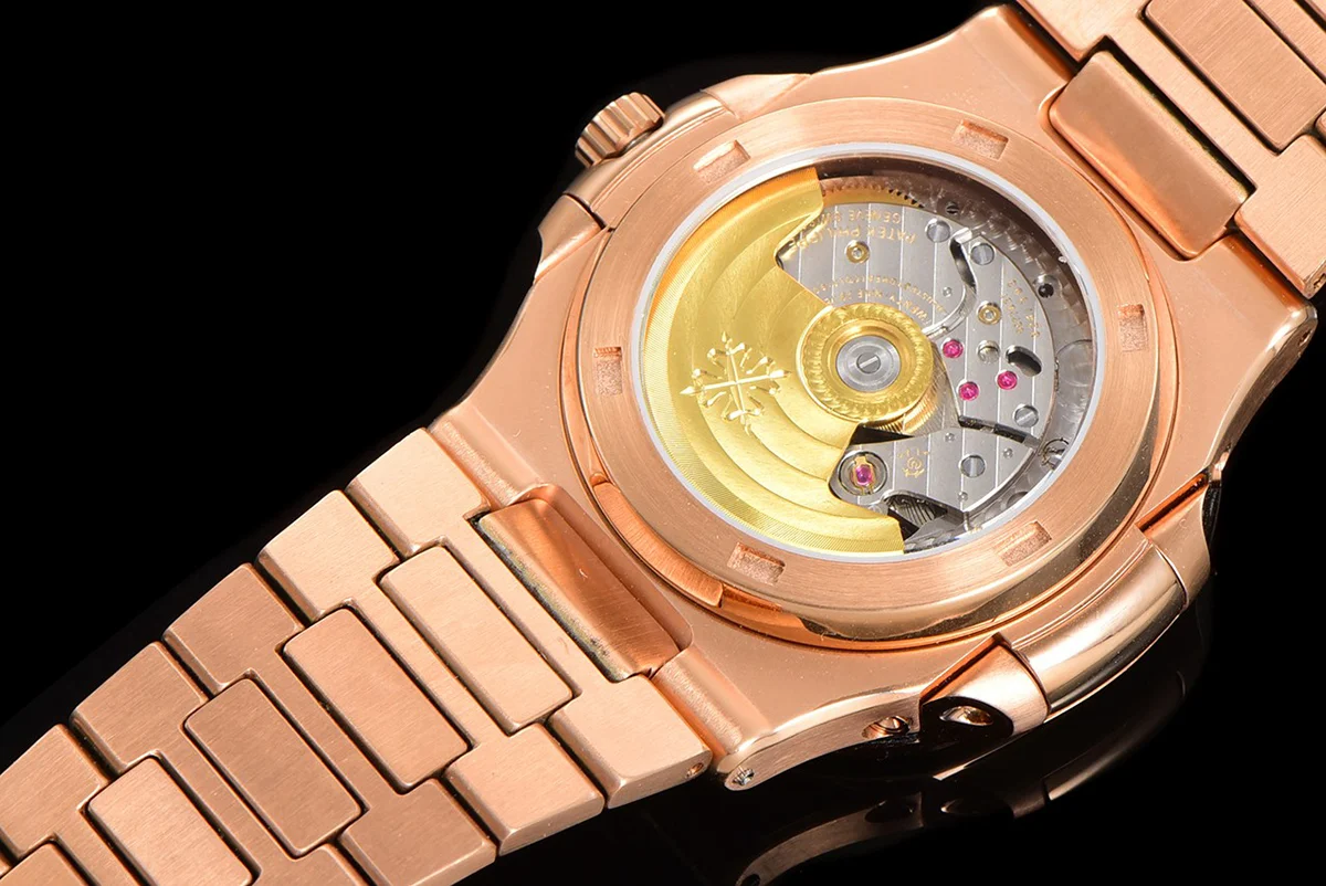 Nautilus 5740 Brown Dial with Diamond Bezel in Rose Gold