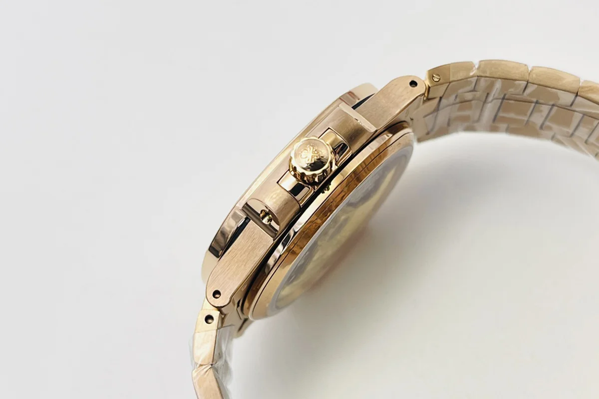 Nautilus 7118 Golden Brown Opaline Dial with Diamond Markers