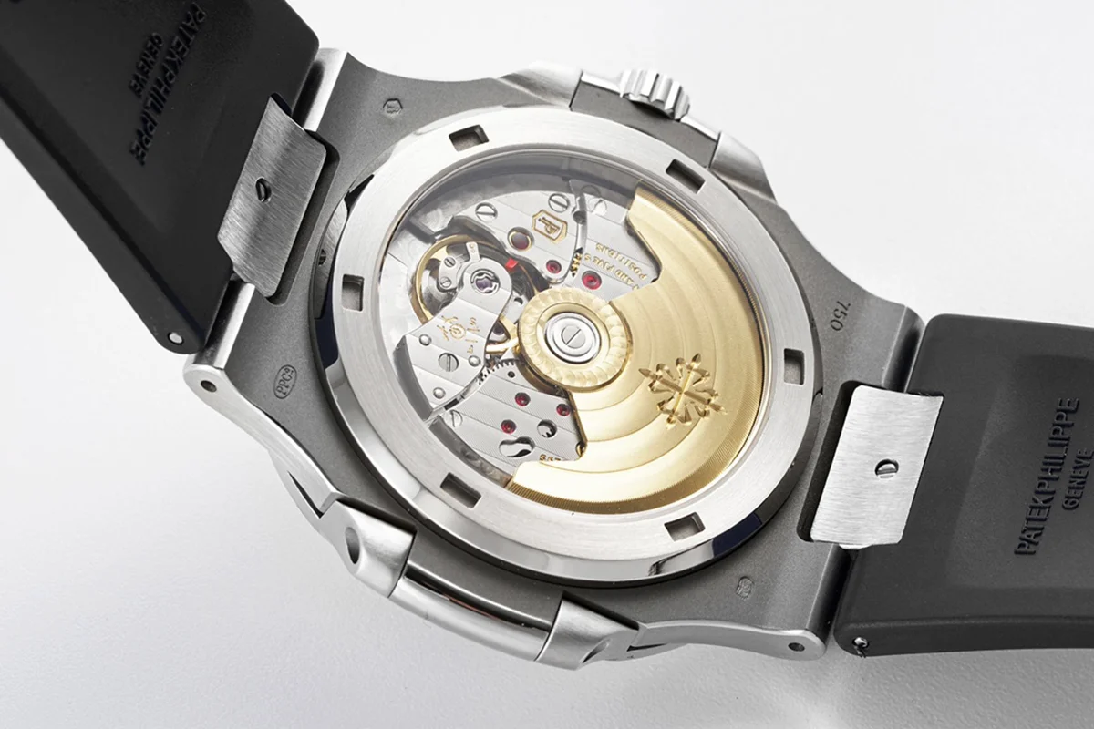 Nautilus Jumbo 5711/1A Grey Dial on Rubber Strap