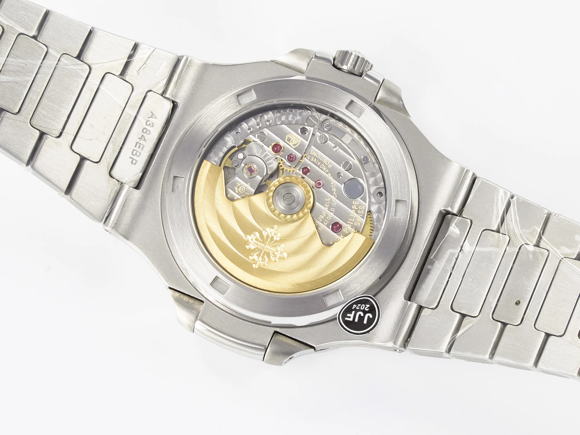 Nautilus Jumbo 5711 JJF 1:1 Best Edition Blue Textured Dial On SS Bracelet A324 V3