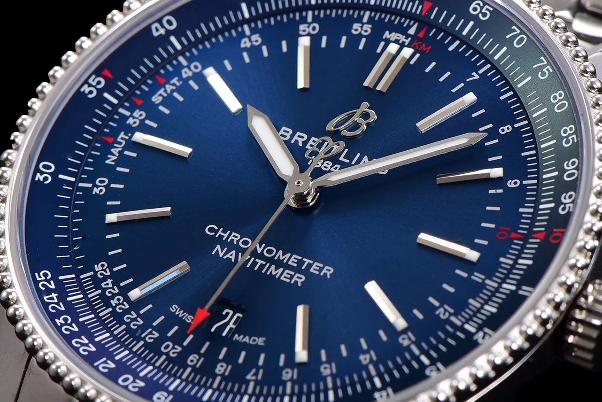 Navitimer Automatic 41 Blue Dial in Steel on Bracelet Ref. A17326161C1A1