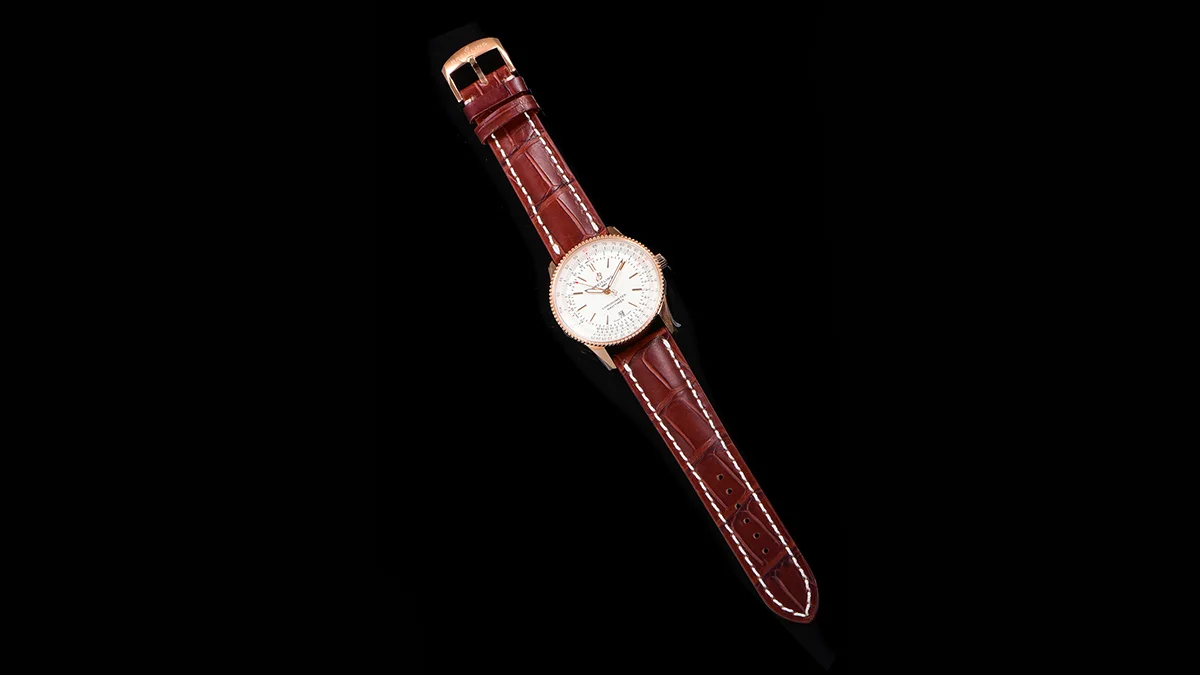 Navitimer Automatic 41 White Dial in Rose Gold