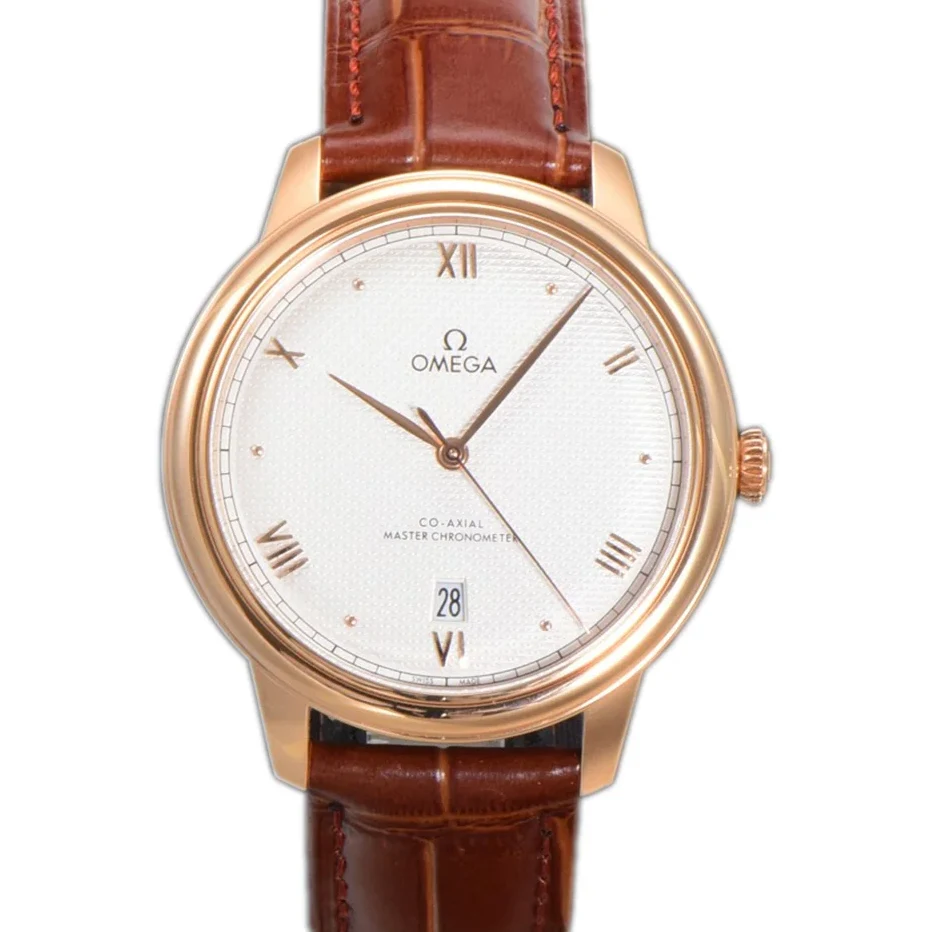Omega De Ville Prestige Co‑Axial Master Chronometer 40mm White Dial in Rose Gold
