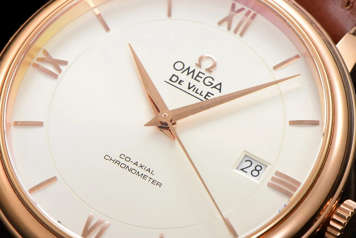 Omega De Ville Prestige Co‑Axial Master Chronometer 40mm White Dial in Rose Gold