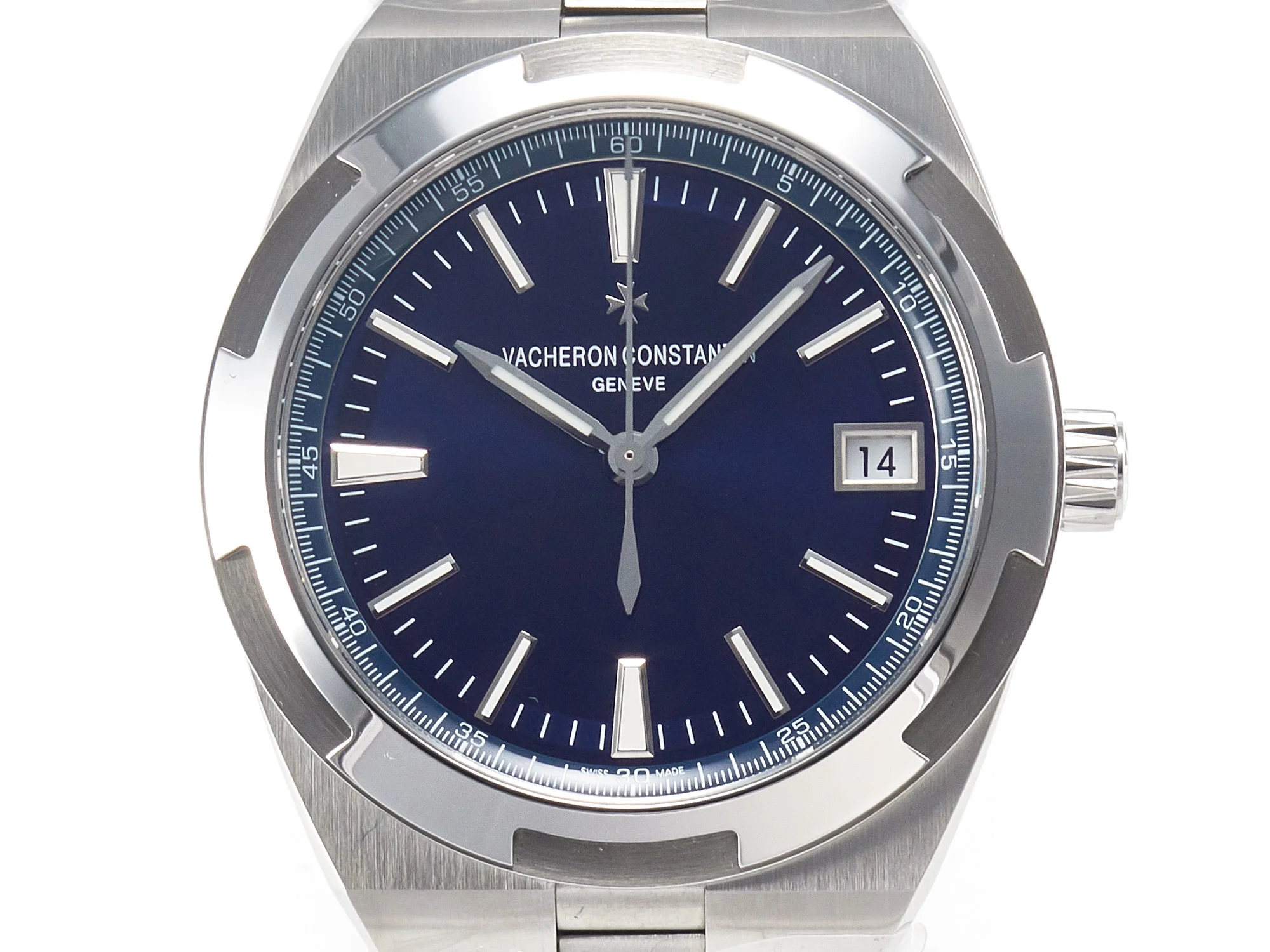 Overseas 4500V SS ZF 1:1 Best Edition Blue Dial on SS Bracelet A5100