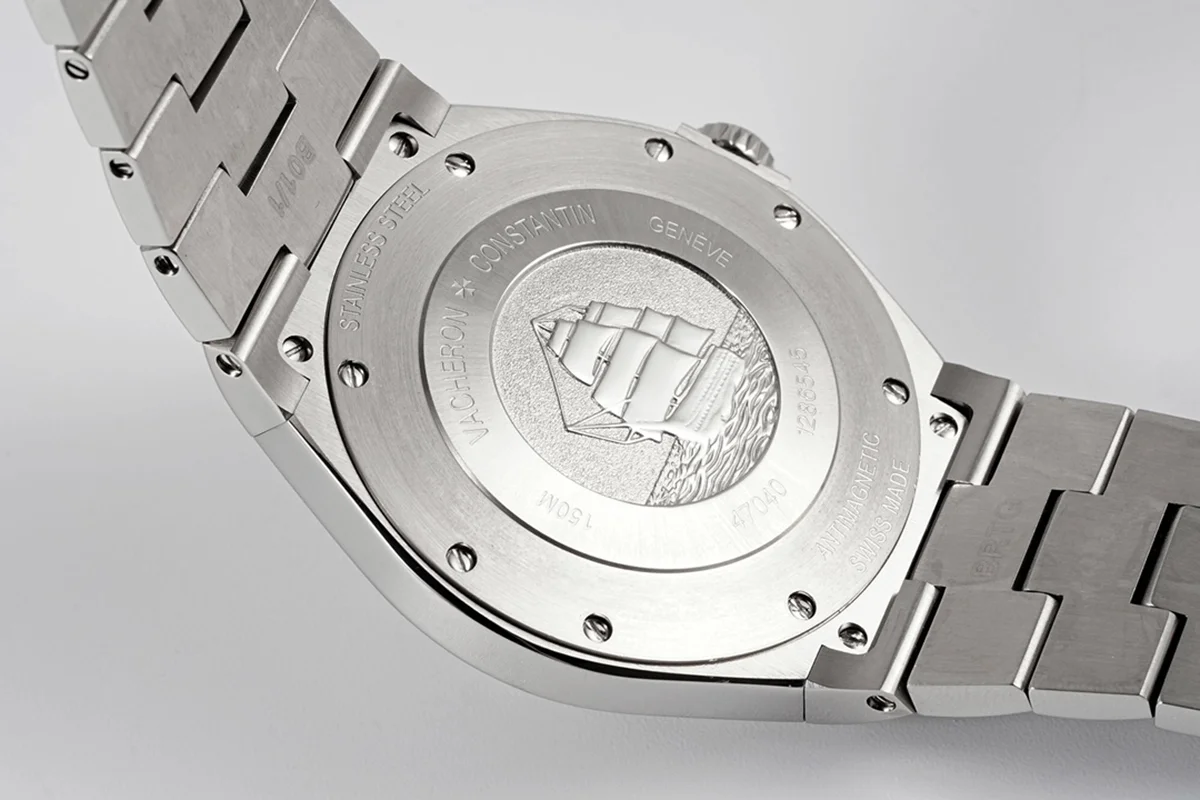 Overseas Automatic 47040 Black Dial in Steel