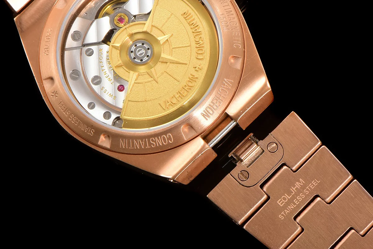 Overseas Blue Dial Ref. 4205 35mm in Rose Gold
