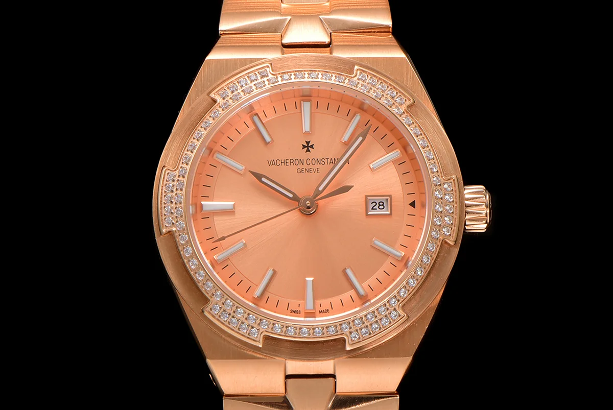 Overseas Pink Dial Ref. 4205 35mm in Rose Gold