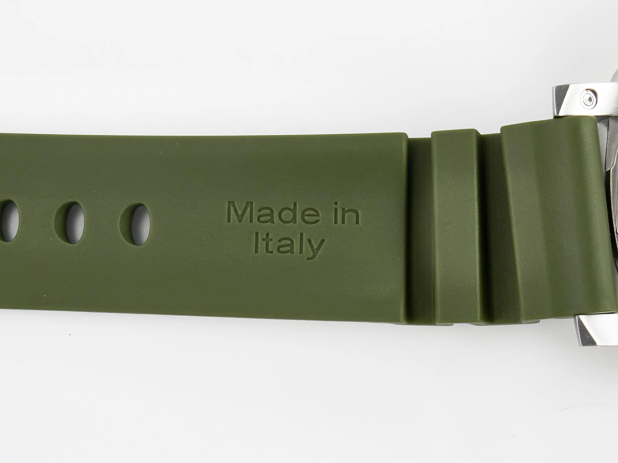 PAM1055 Luminor Submersible 42mm Verde Militare VSF 1:1 Best Edition on Green Rubber Strap P.900 Clone