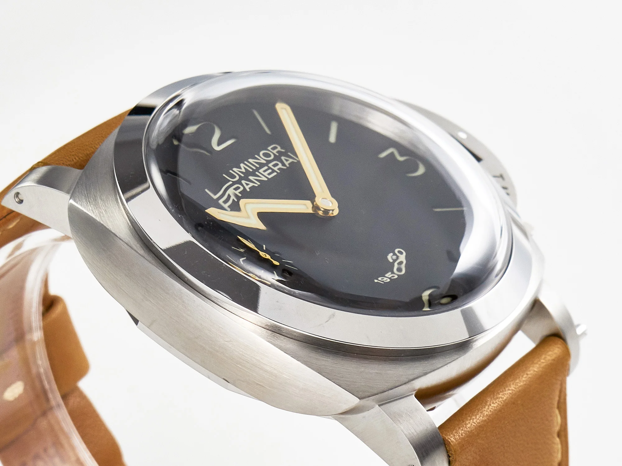 PAM127 E VSF 1:1 Best Edition on Brown Leather Strap A6497 with Y-Incabloc