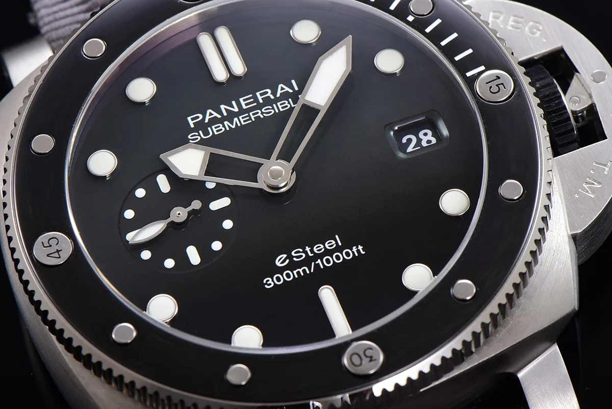 PAM1288 Submersible QuarantaQuattro ESteel™ Grigio Roccia 44mm
