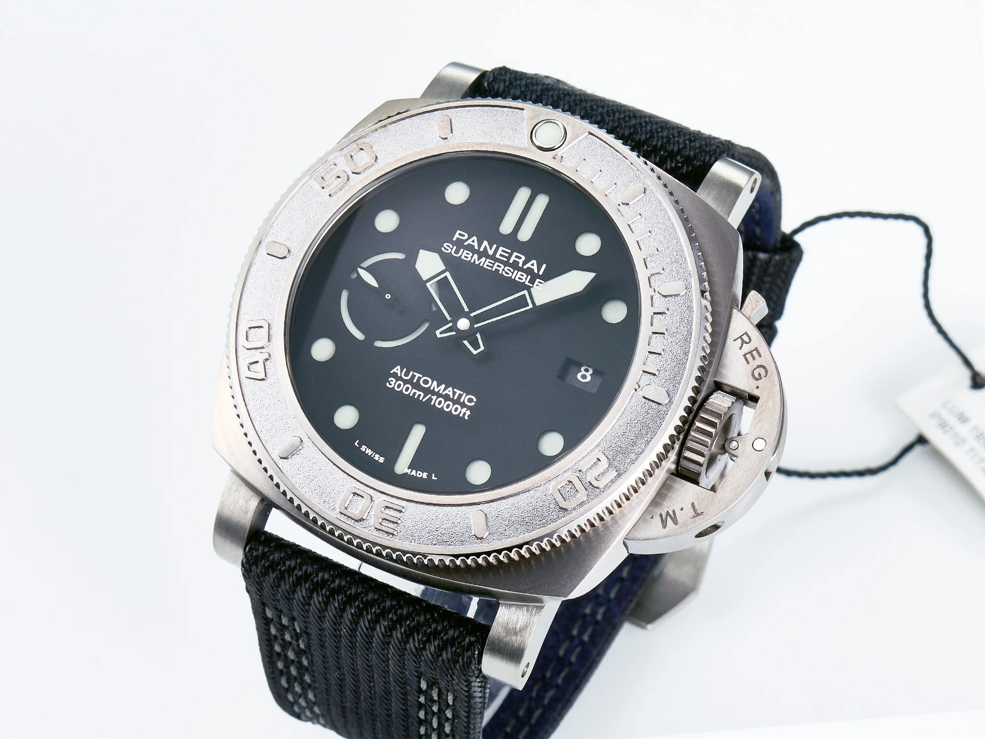 PAM984 Mike Horn Submersible VSF 1:1 Best Edition Black Dial on Black Nylon Strap P.9010 Clone