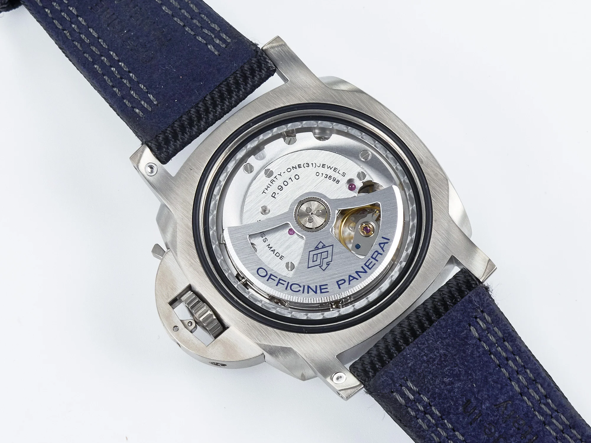 PAM984 Mike Horn Submersible VSF 1:1 Best Edition Black Dial on Black Nylon Strap P.9010 Clone