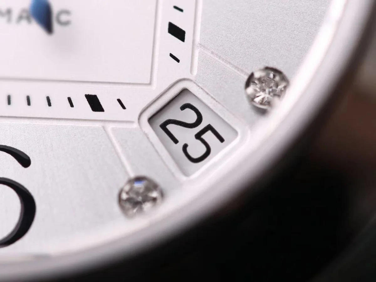 Pasha de Cartier White Dial with Diamond Markers 35mm in Bracelet