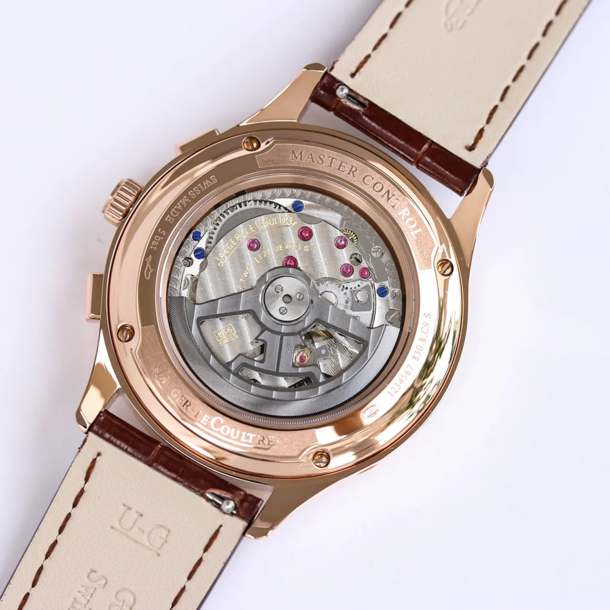 Polaris Chronograph Black Dial in Pink Gold Ref. Q9022450