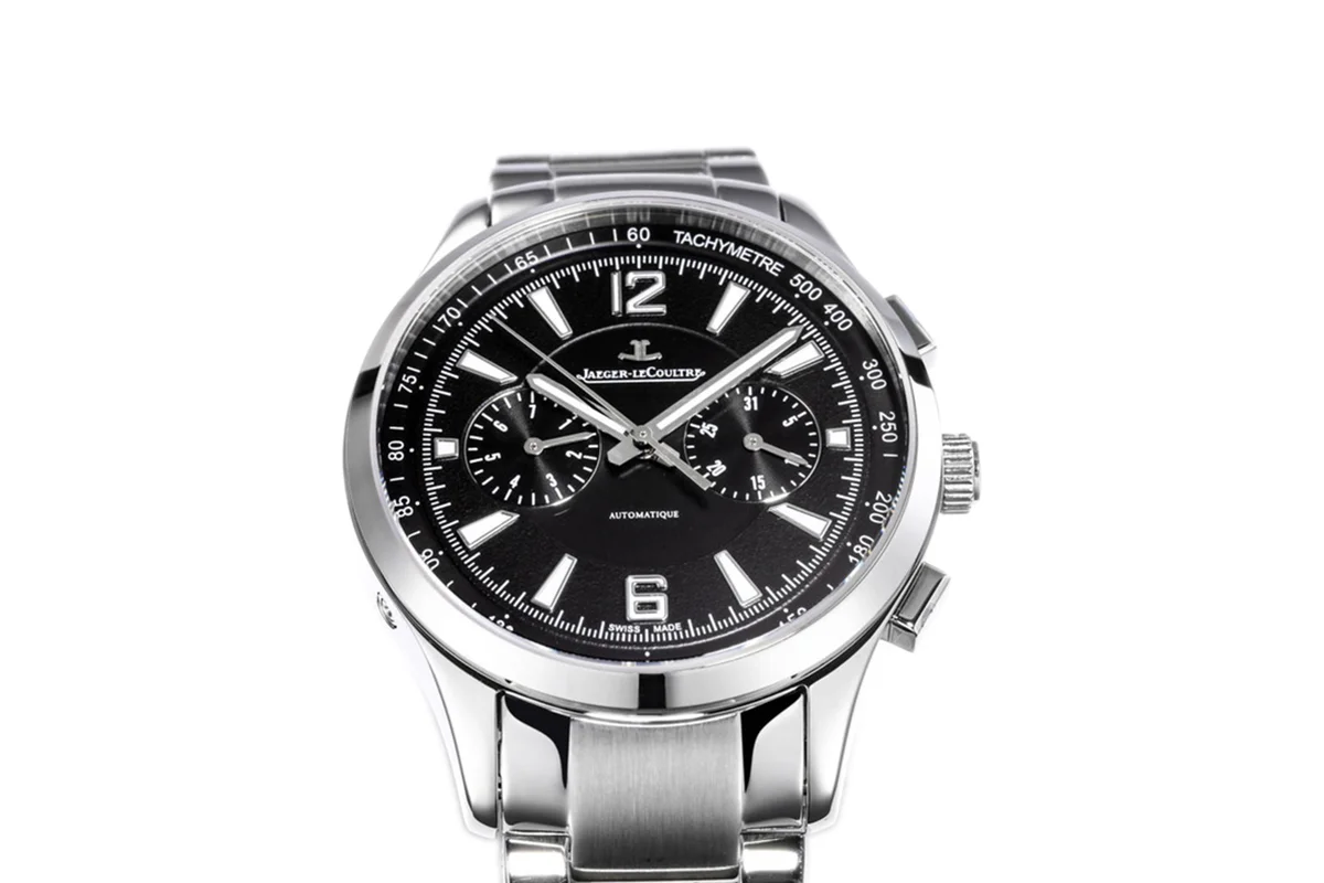 Polaris Chronograph Black Dial on Bracelet