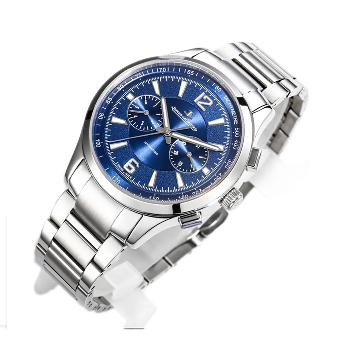 Polaris Chronograph Blue Dial on Bracelet