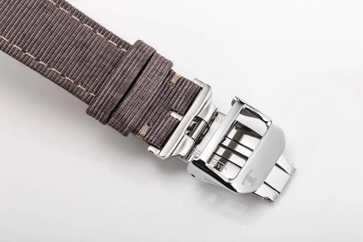 Polaris Chronograph Grey Dial on Brown Nylon Strap Ref. Q902843J