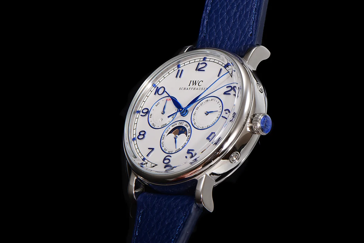 Portofino Perpetual Calendar IW3446 White Dial in Steel