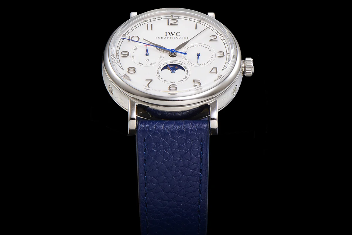 Portofino Perpetual Calendar IW3446 White Dial in Steel