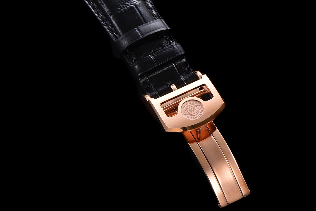 Portugese Tourbillon Black Dial on Rose Gold