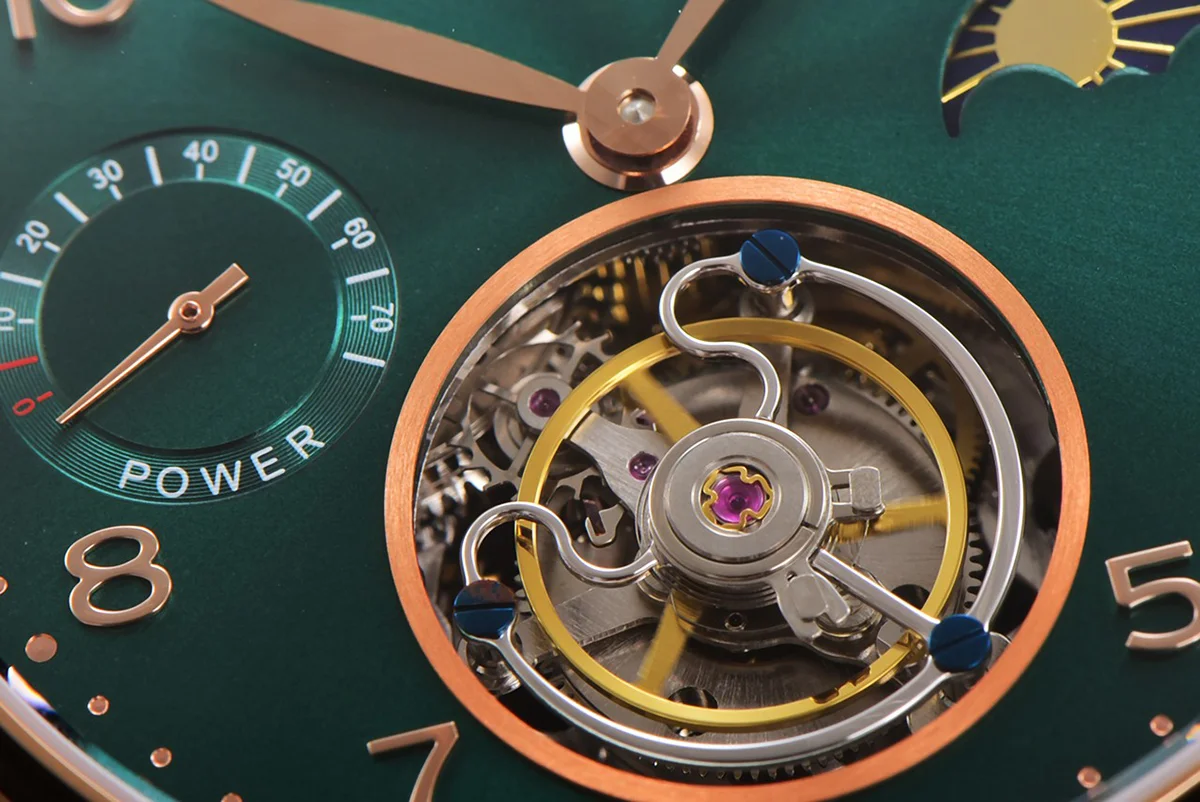 Portugese Tourbillon Green Dial on Rose Gold