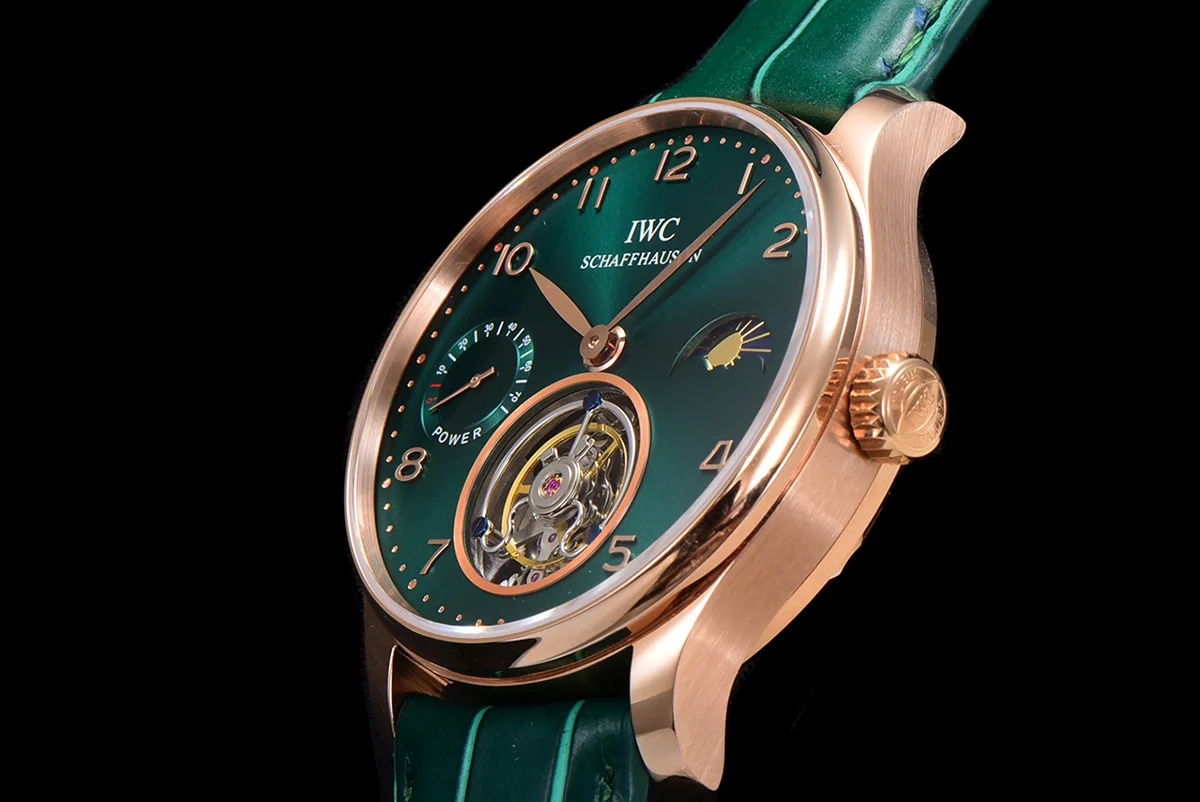 Portugese Tourbillon Green Dial on Rose Gold
