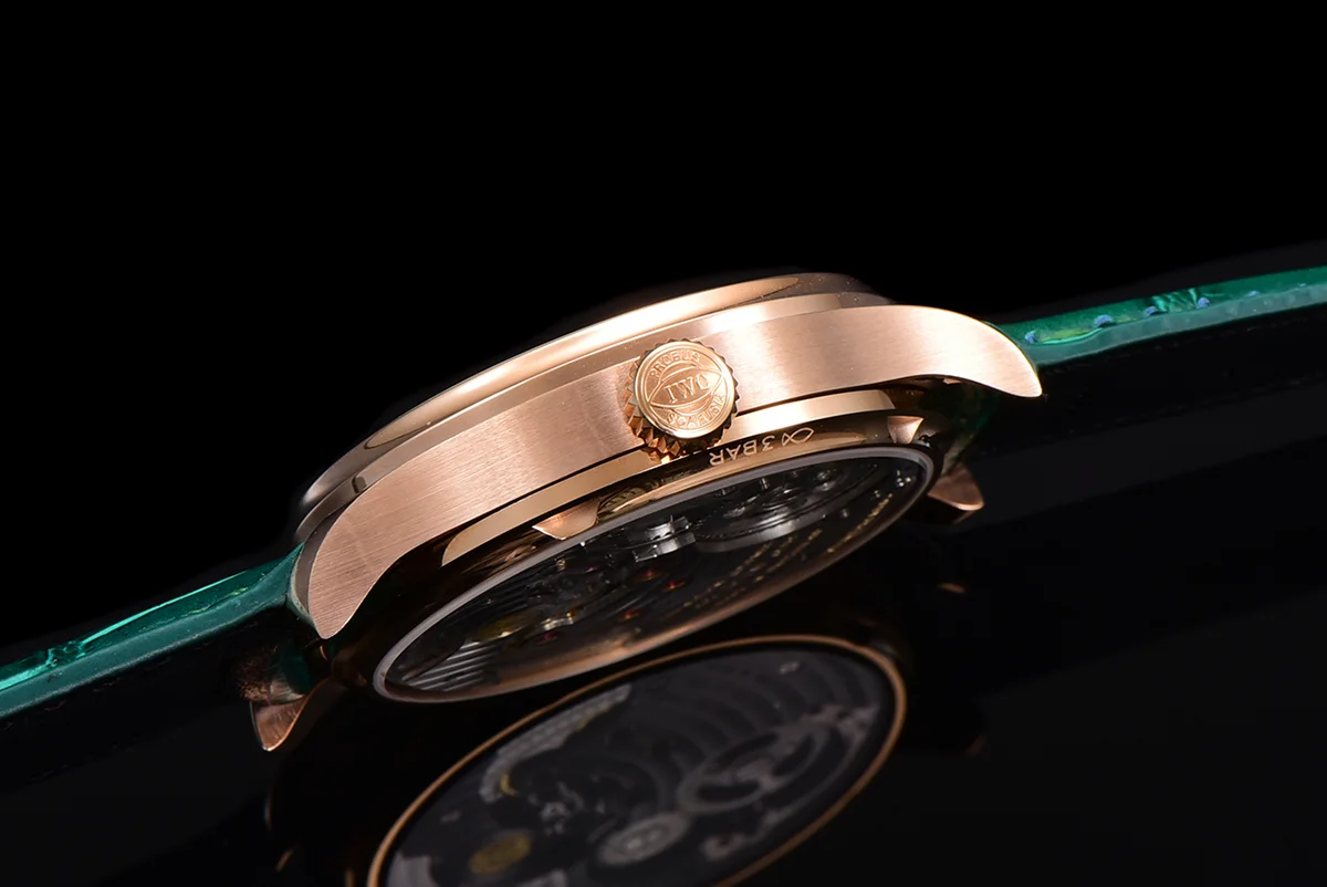 Portugese Tourbillon Green Dial on Rose Gold