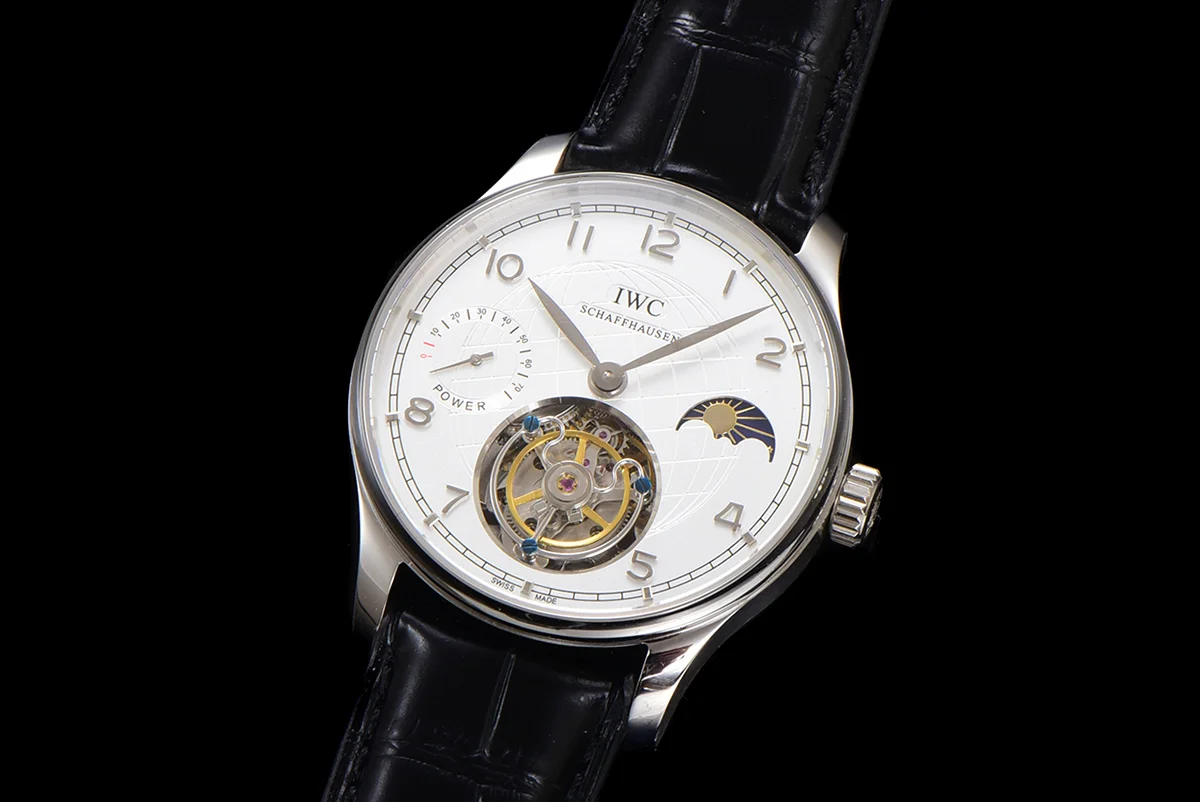 Portugese Tourbillon White Dial on Steel