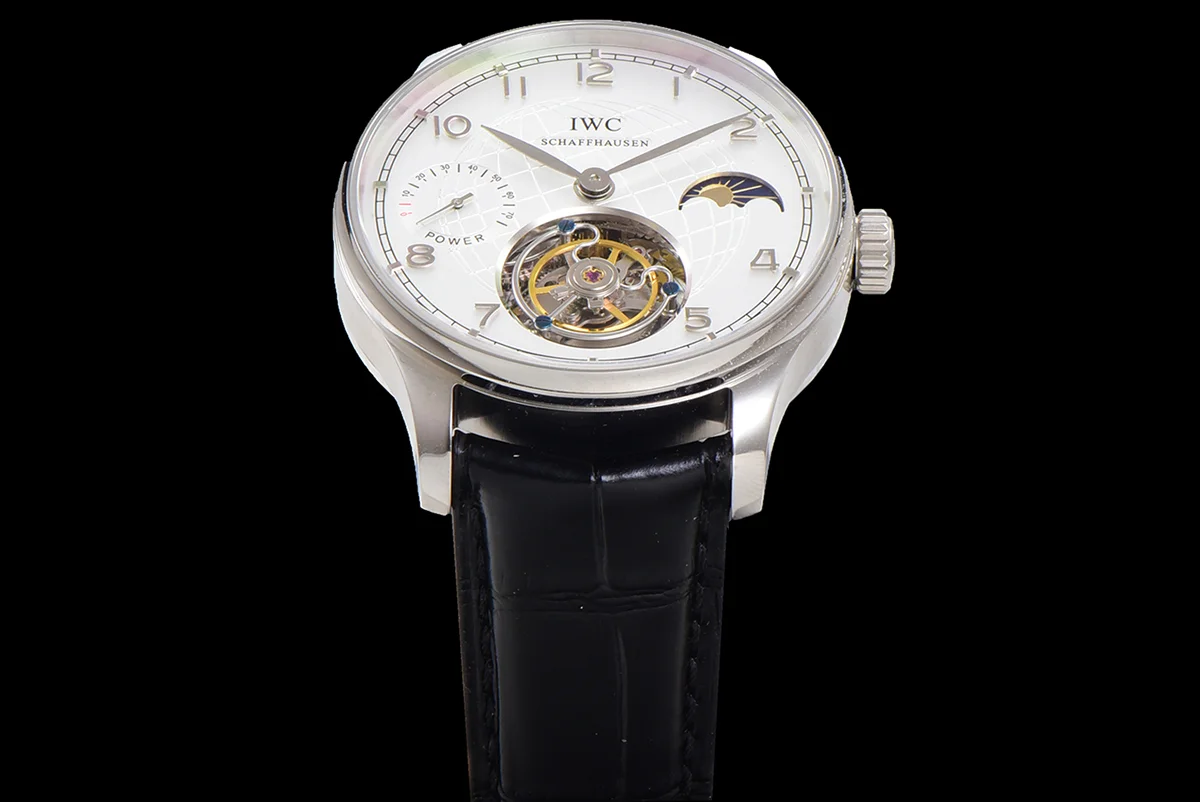 Portugese Tourbillon White Dial on Steel