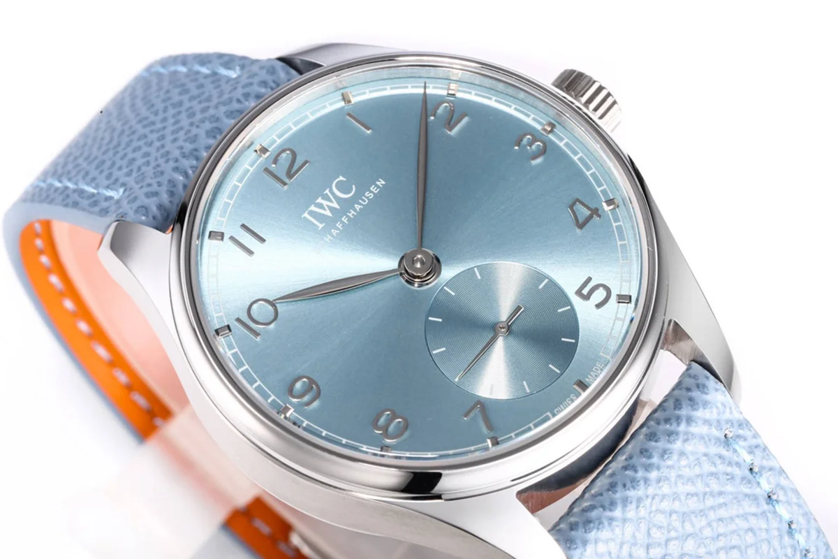 Portugieser Automatic 40 IW358402 Blue Dial in White Gold