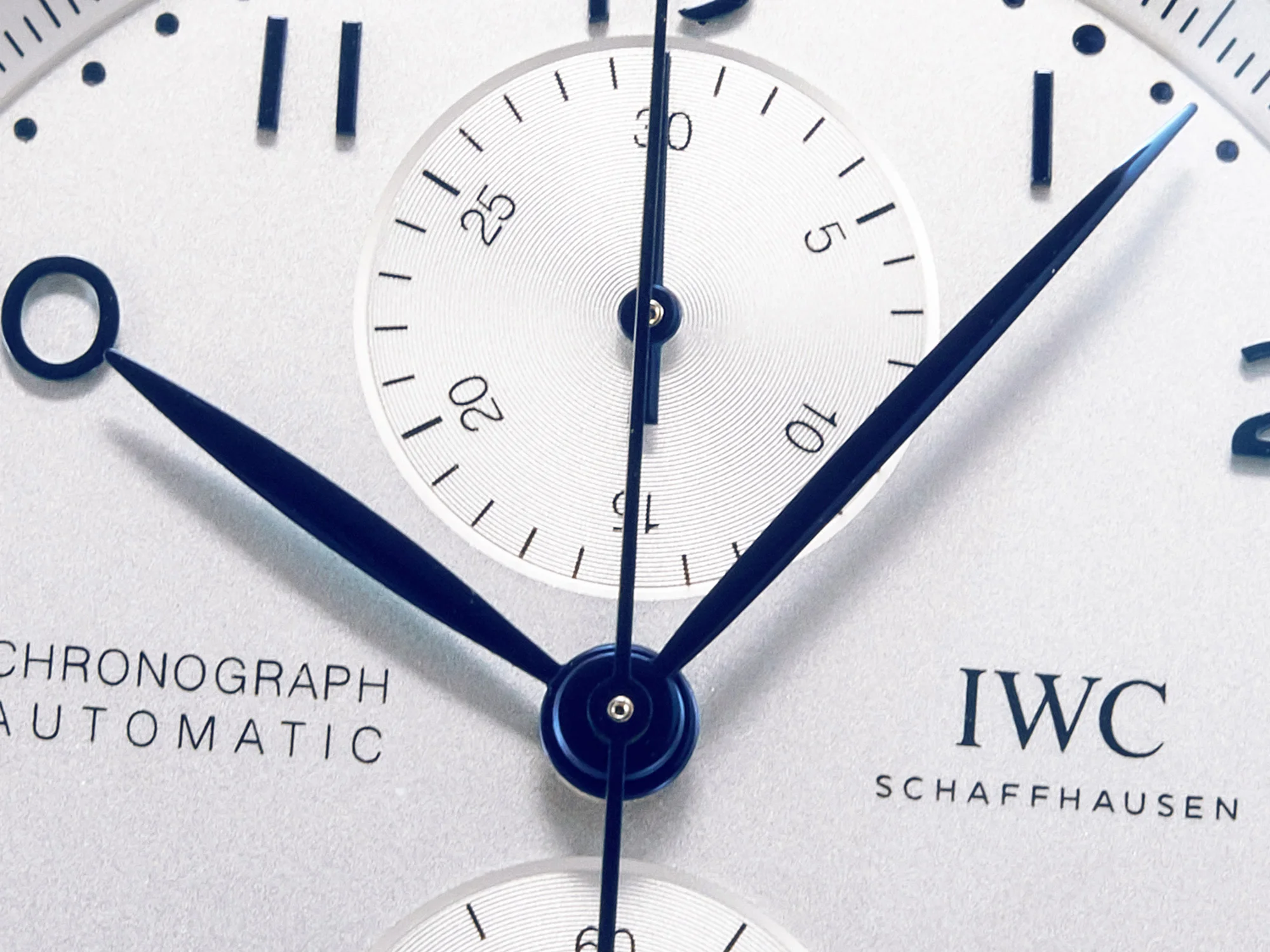 Portuguese Chrono IW371605 ZF 1:1 Best Edition White Dial on Blue Leather Strap A69355