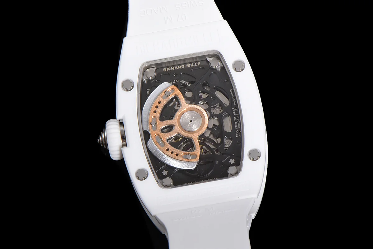 RM 007 Automatic Ladies White Ceramic Green